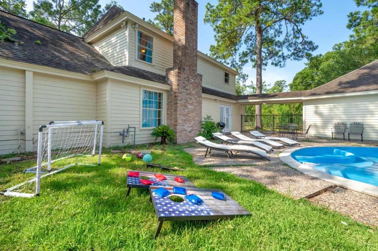 Pool Oasis Games Wifi Bbq Yard Sleep 16 Villa Houston Dış mekan fotoğraf